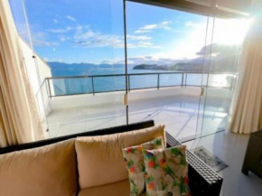LINDA COBERTURA DUPLEX, PÉ NA AREIA,VISTA LINDA.